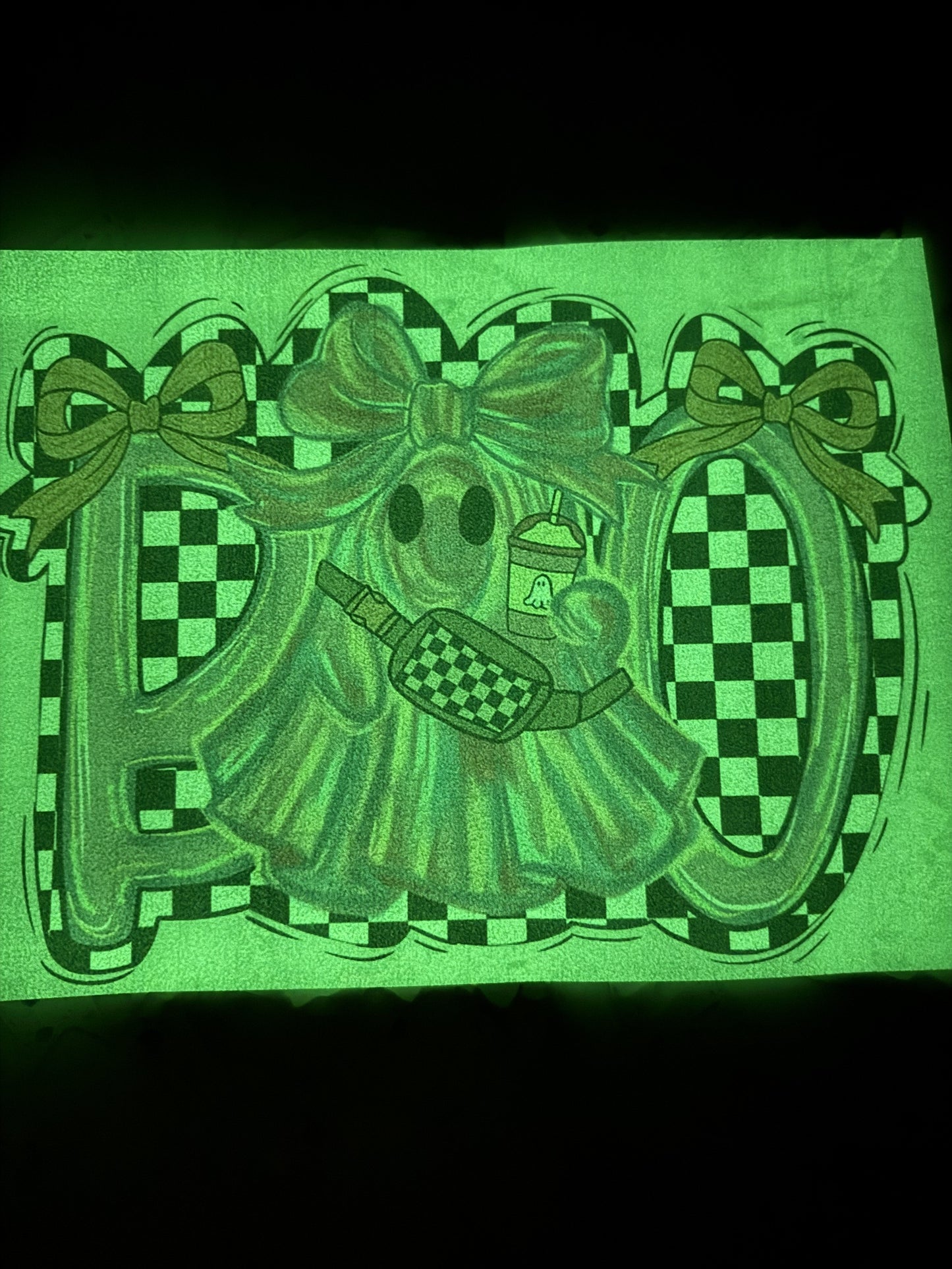 Glow in the Dark BOOJEE Halloween Shirt |Graphic Tee