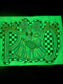 CHECKERED BOO GLOW IN THE DARK DTF
