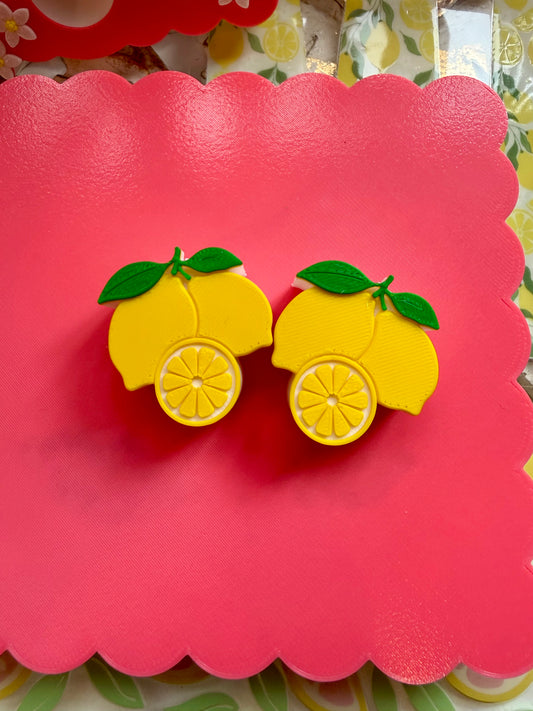 LEMONS Straw Topper – 3D Printed Tumbler Accessory | Standard or Stanley