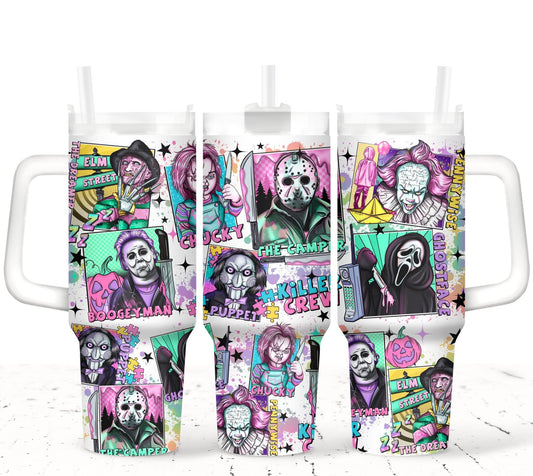 40oz  Polaroid Killer Crew UV DTF CUP WRAP