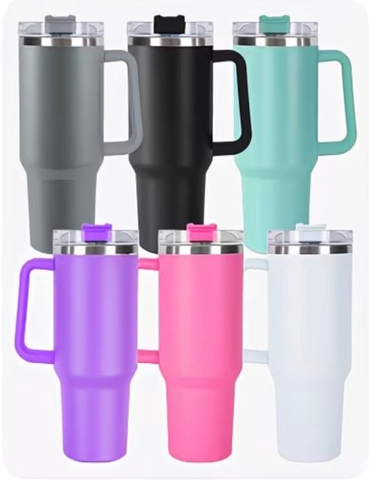 40oz Handled Tumbler – Wholesale Stainless Steel Tumbler | Sublimation & UV DTF Ready