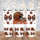40oz COQUETTE HELMUT FOOTBALL BUNDLE  UV DTF CUP WRAP