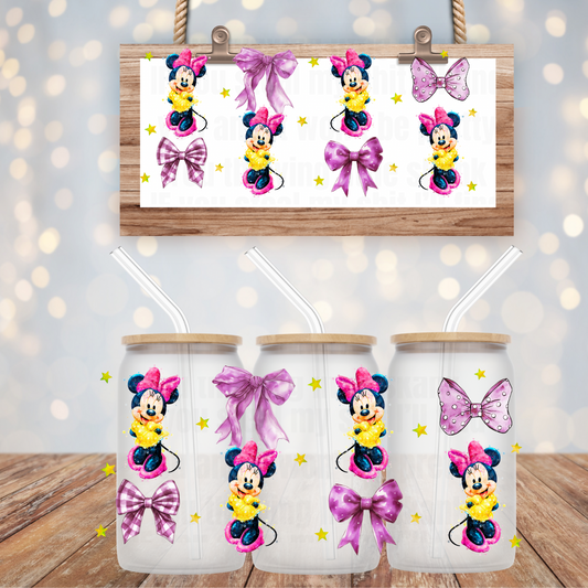 PURPLE COQUETTE MISS MAGICAL UV DTF CUP WRAP