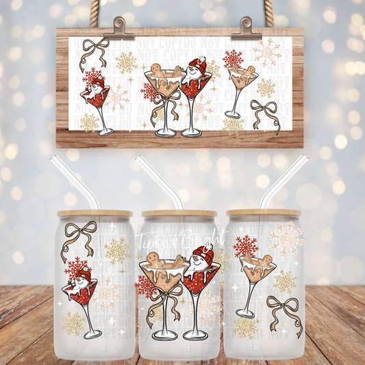 TIPSY AND BRIGHT UV DTF CUP WRAP