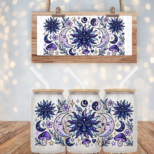 STORMY NIGHT UV DTF CUP WRAP