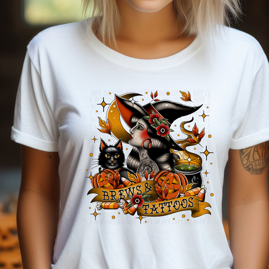 WITCHES BREWS AND TATOOS DTF