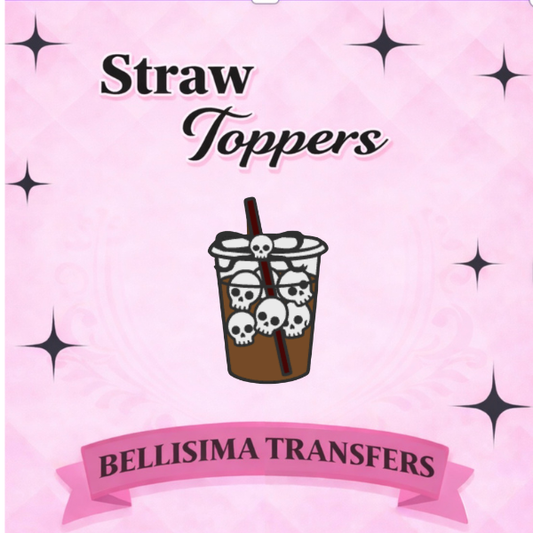3D Skelly Coffee Straw Topper Standard or Stanley