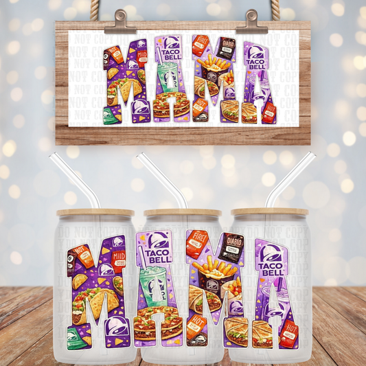 LIVE MAS MAMA UV DTF CUP WRAP - SHOP EXCLUSIVE BY CIERA