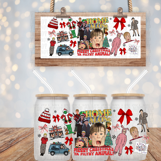 HOME ALONE  UV DTF CUP WRAP