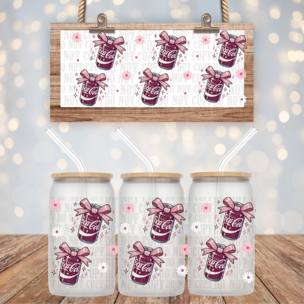 COQUETTE  CHERRY C  UV DTF CUP WRAP - SHOP EXCLUSIVE BY LILLY C.