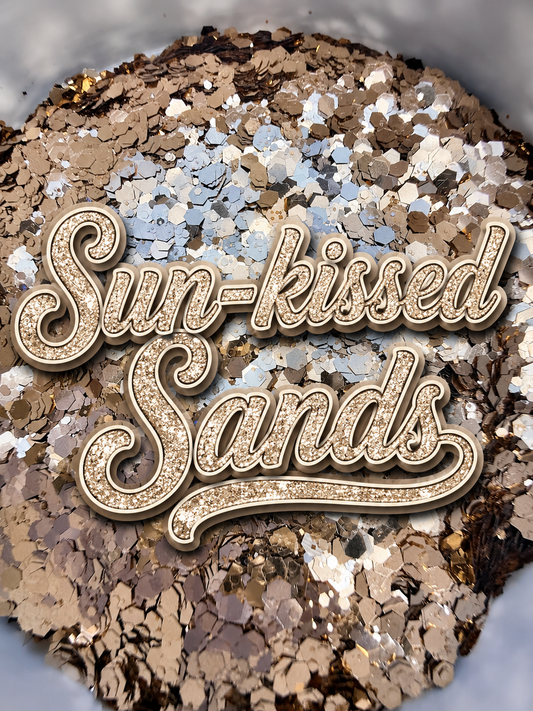 Sun-kissed  Sand  Metallic Chunky Glitter