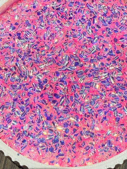 Lone Star Glow 3D Shattered Glass GLITTER