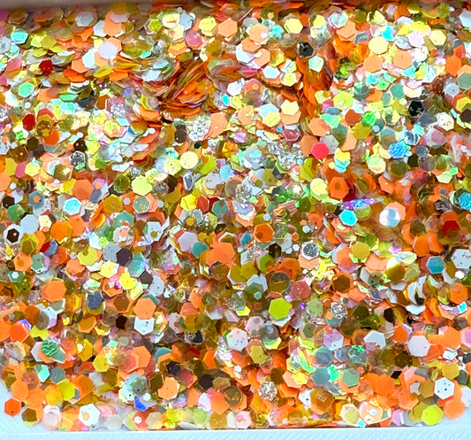 Candy Corn Crush- Glow in the Dark GLITTER