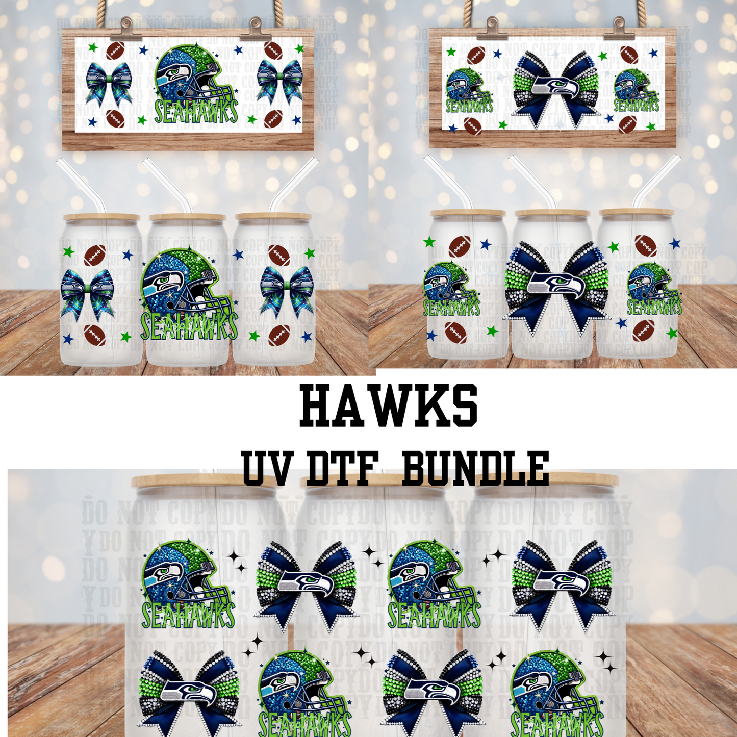 COQUETTE SEE-HWK BUNDLE UV DTF CUP WRAP