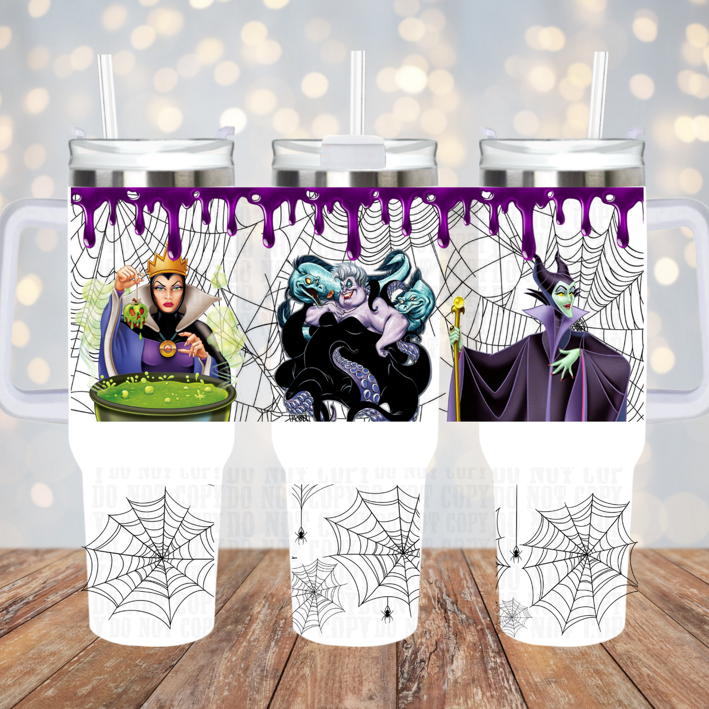 40oz VILLAIN DRIP UV DTF CUP WRAP