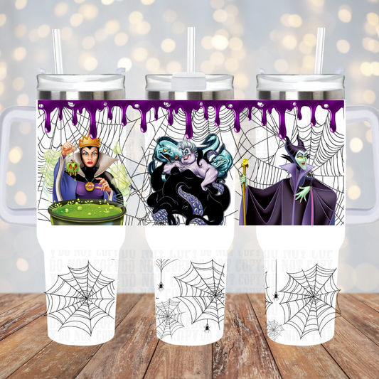 40oz VILLAIN DRIP UV DTF CUP WRAP