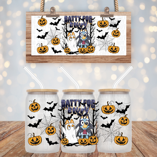 BLUE BAT UV DTF WRAP