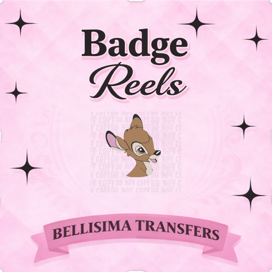 3D BABY DEER Badge REEL