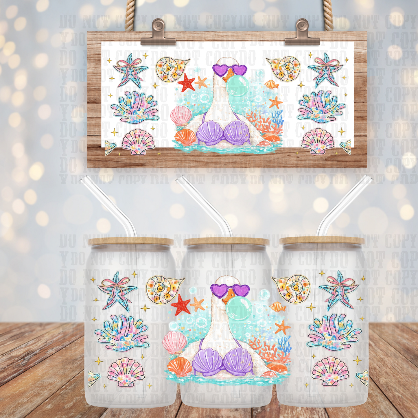 BUBBLE GOOSE  UV DTF CUP WRAP - SHOP EXCLUSIVE