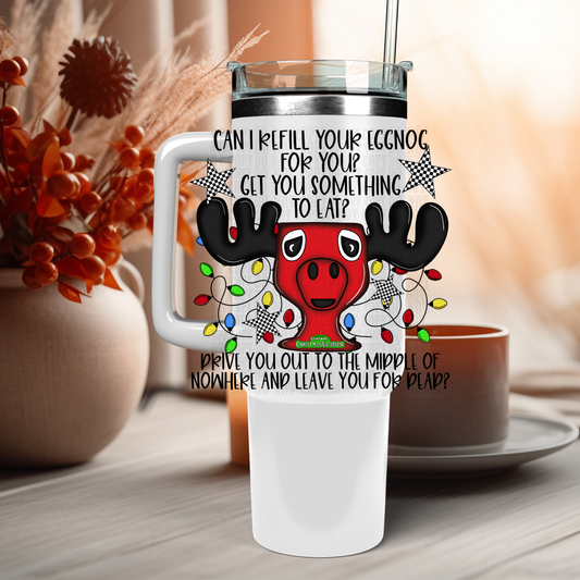 16/40 OZ REFILL YOUR EGGNOG UV DTF Cup Decal