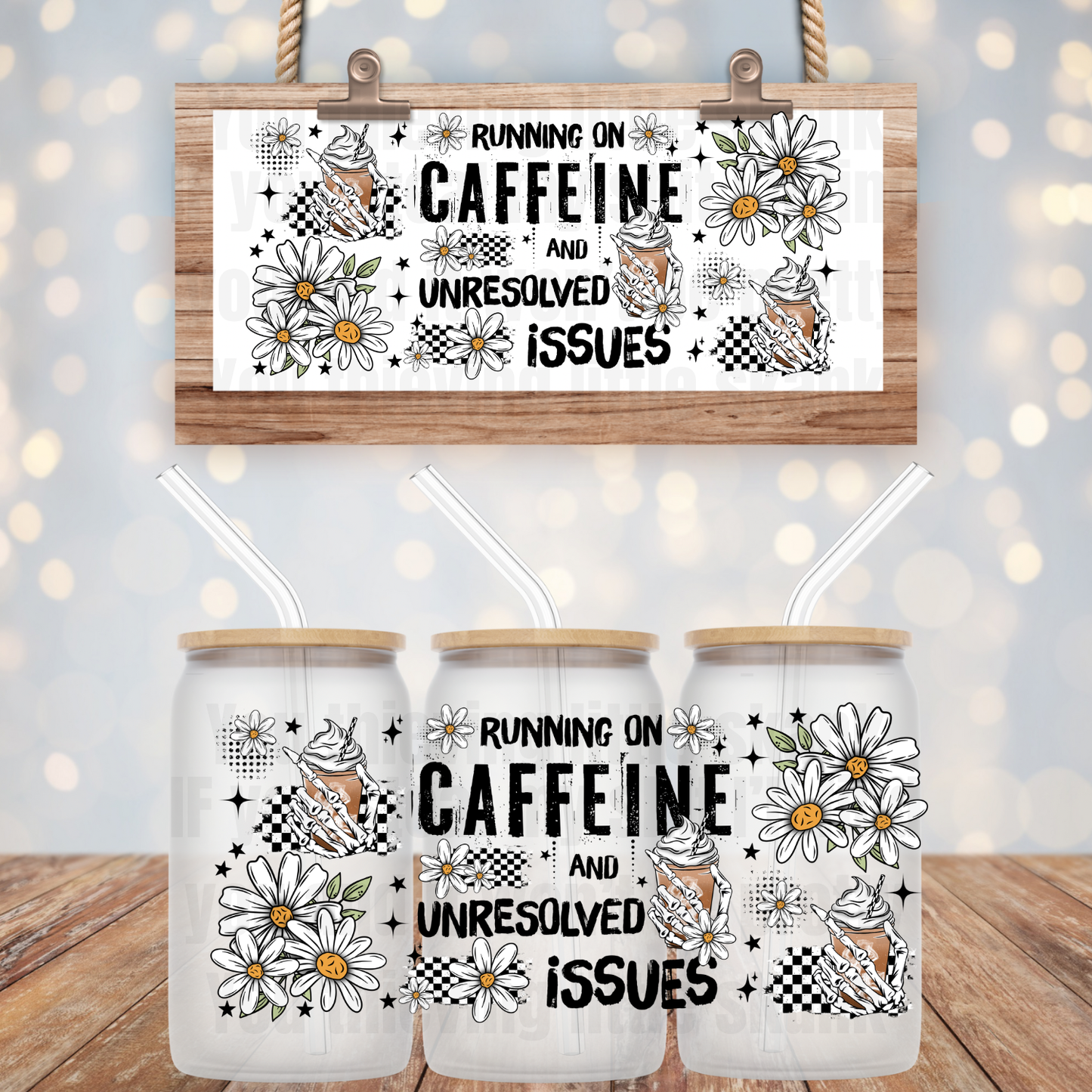 UNRESOLVED ISSUES UV DTF CUP WRAP