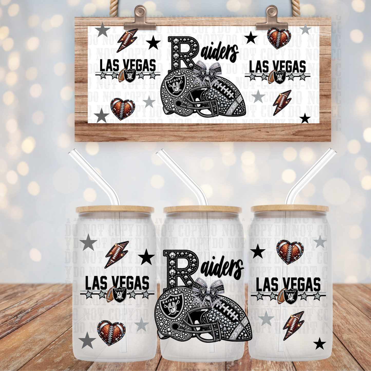 NEW 2026 FOOTBALL BUNDLE UV DTF CUP WRAP