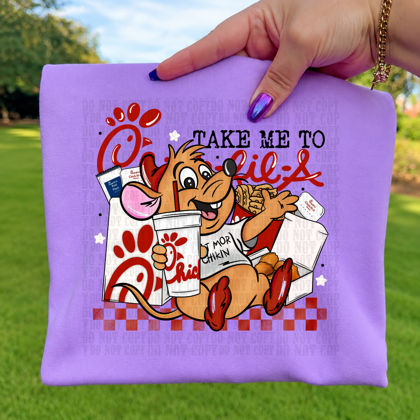 TAKE ME TO CHICKEN T-SHIRT