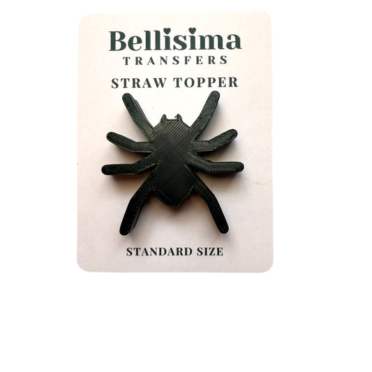 3D SPIDER STRAW TOPPER  STANDARD SIZE