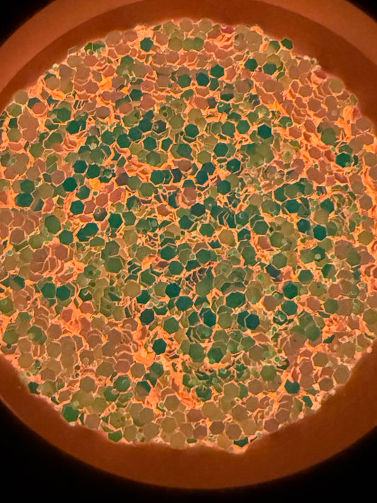 VIVA LAS VEGAS  XL GLOW IN THE DARK CHUNKY GLITTER