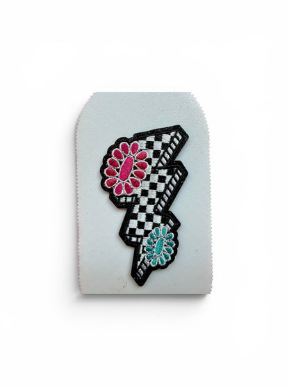 Checker Concho Patch