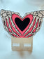 Skelly Heart Hand Phone Holder | Cute 3D Printed Desk Stand