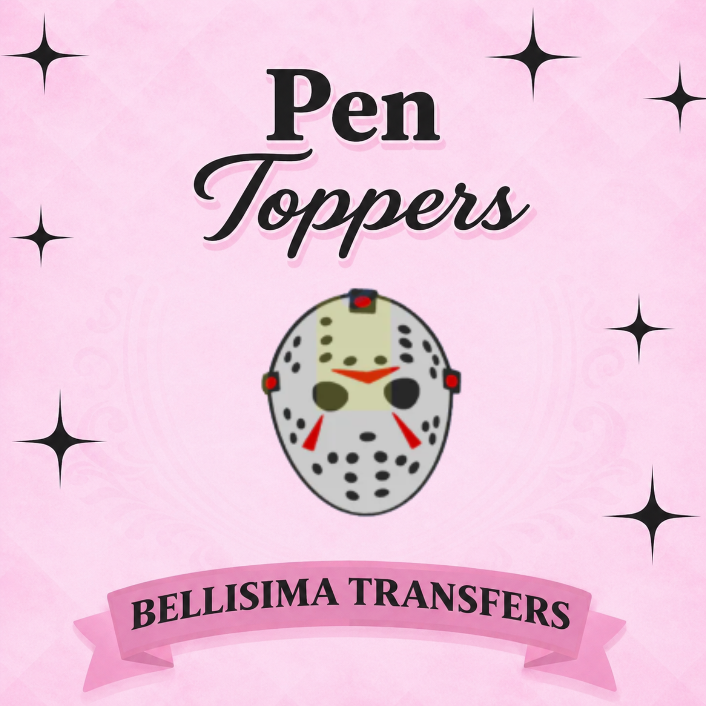 Scary MASK PEN TOPPER -Interchangeable Decorative Pen Toppers