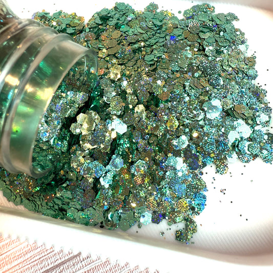 TEXAS TWO-STEP TEAL CHUNKY MIX