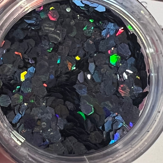 BLACK CHUNKY GLITTER