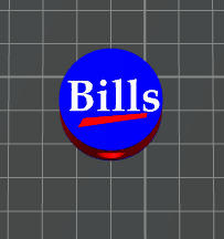 Bill 3D Straw Topper