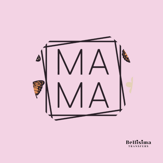Butterfly Mama UV DTF Lid Decal