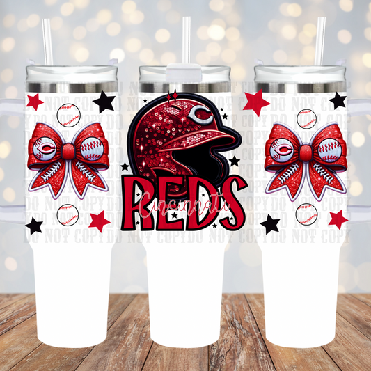 40oz RED UV DTF Cup Wrap - SHOP EXCLUSIVE