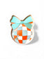 Wholesale: Glitter Bow Checkered Trinket Tray | Cute 3D Printed Catch-All Dish