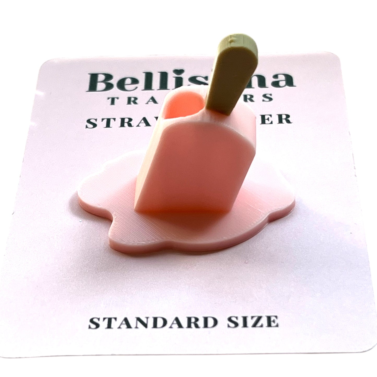 3D MELTED POPSICLE  STRAW TOPPER - STANDARD