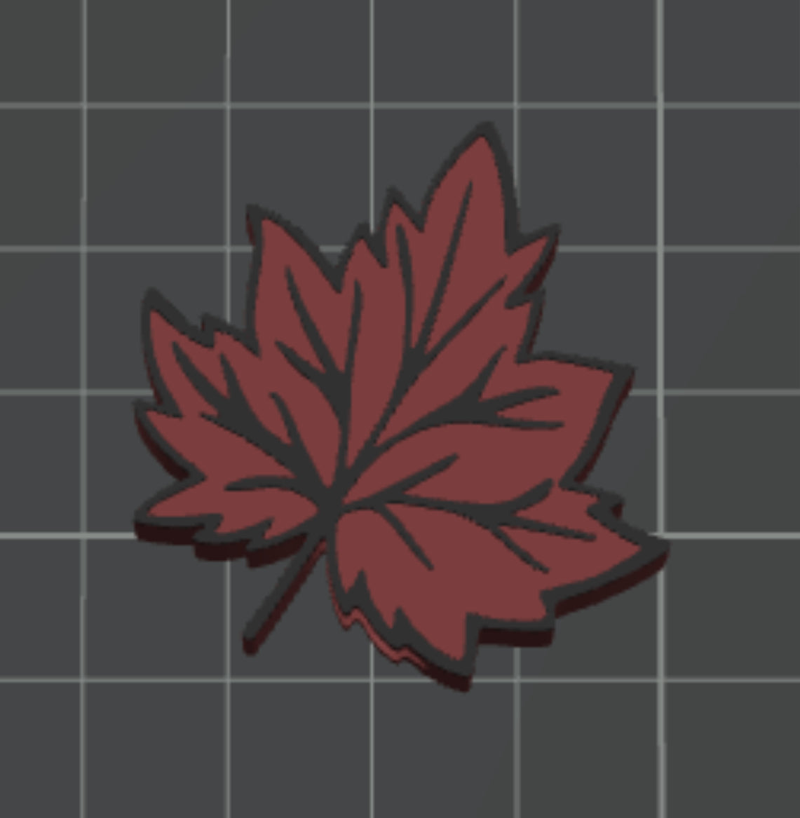 3D Fall Leaf Straw Topper Standard or Stanley Size