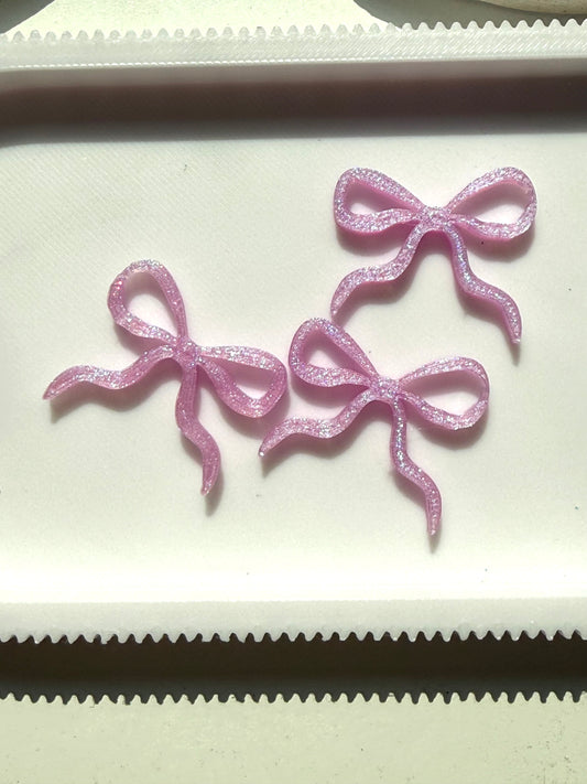 Flat Back Lid Charms – Dainty Bow