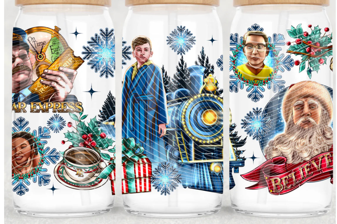 Polar Express  UV DTF CUP WRAP