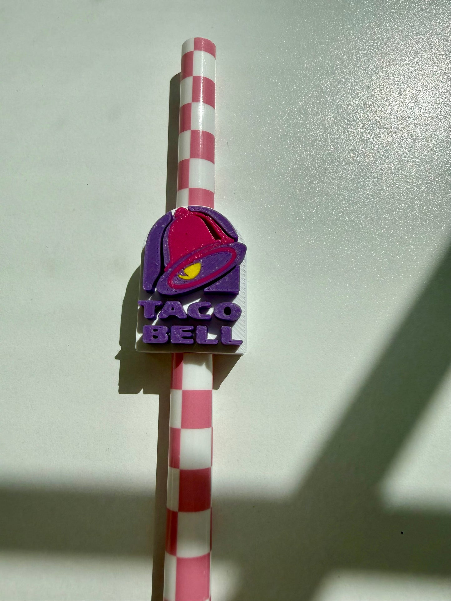 NACHO AVERAGE  Straw Topper – 3D Printed Tumbler Accessory | Standard or Stanley