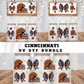 COQUETTE BENGAL FOOTBALL BUNDLE UV DTF CUP WRAP