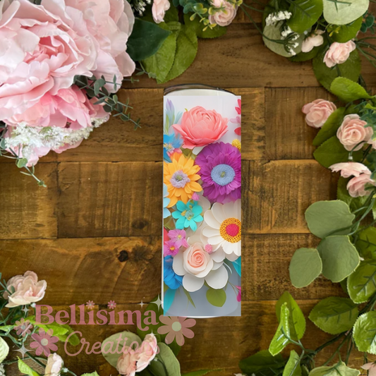 3D Colorful Daisy Sublimation Print