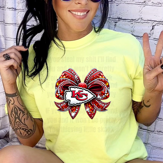 Coquette KC Faux Rhinestone DTF