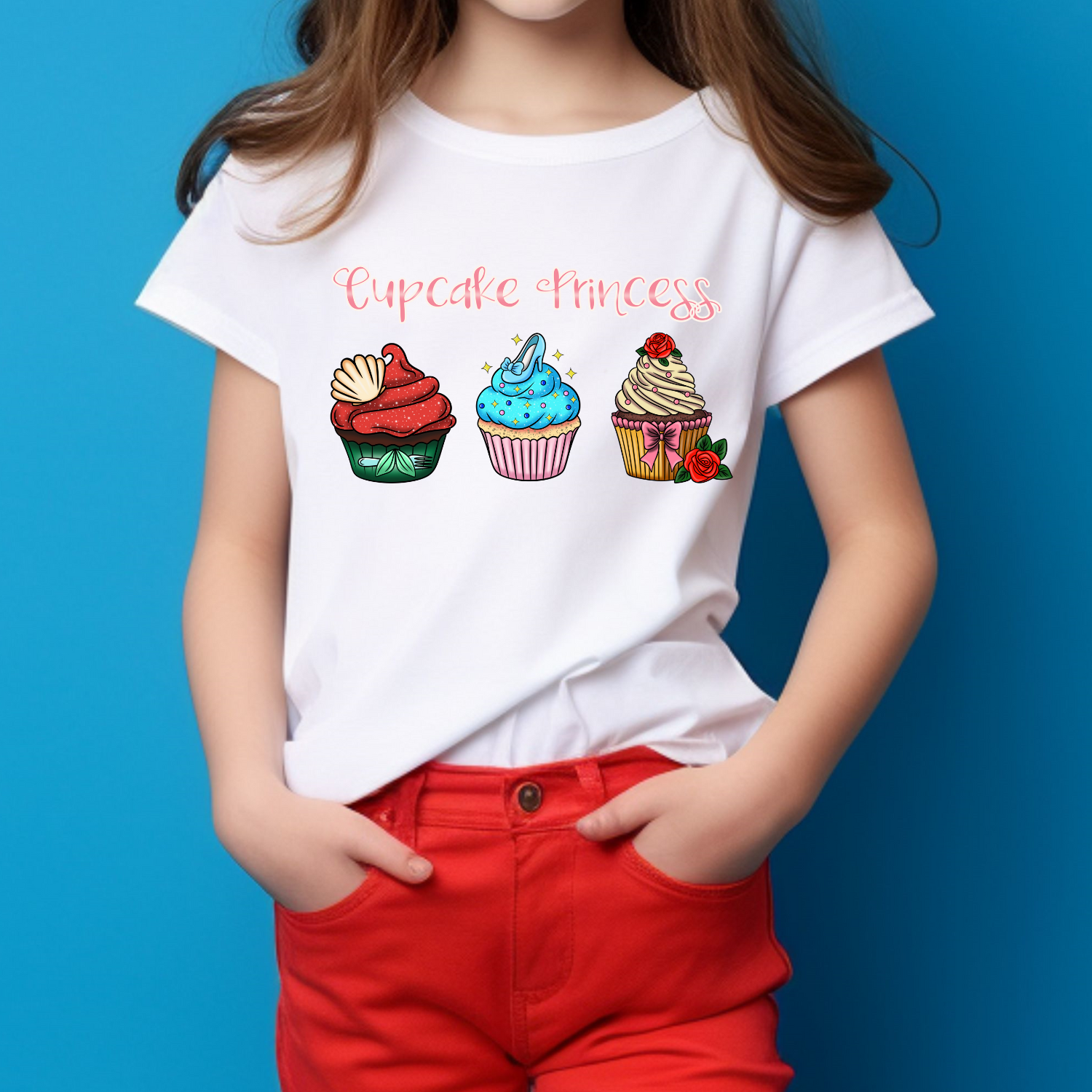 Cupcake Princess DTF transfer