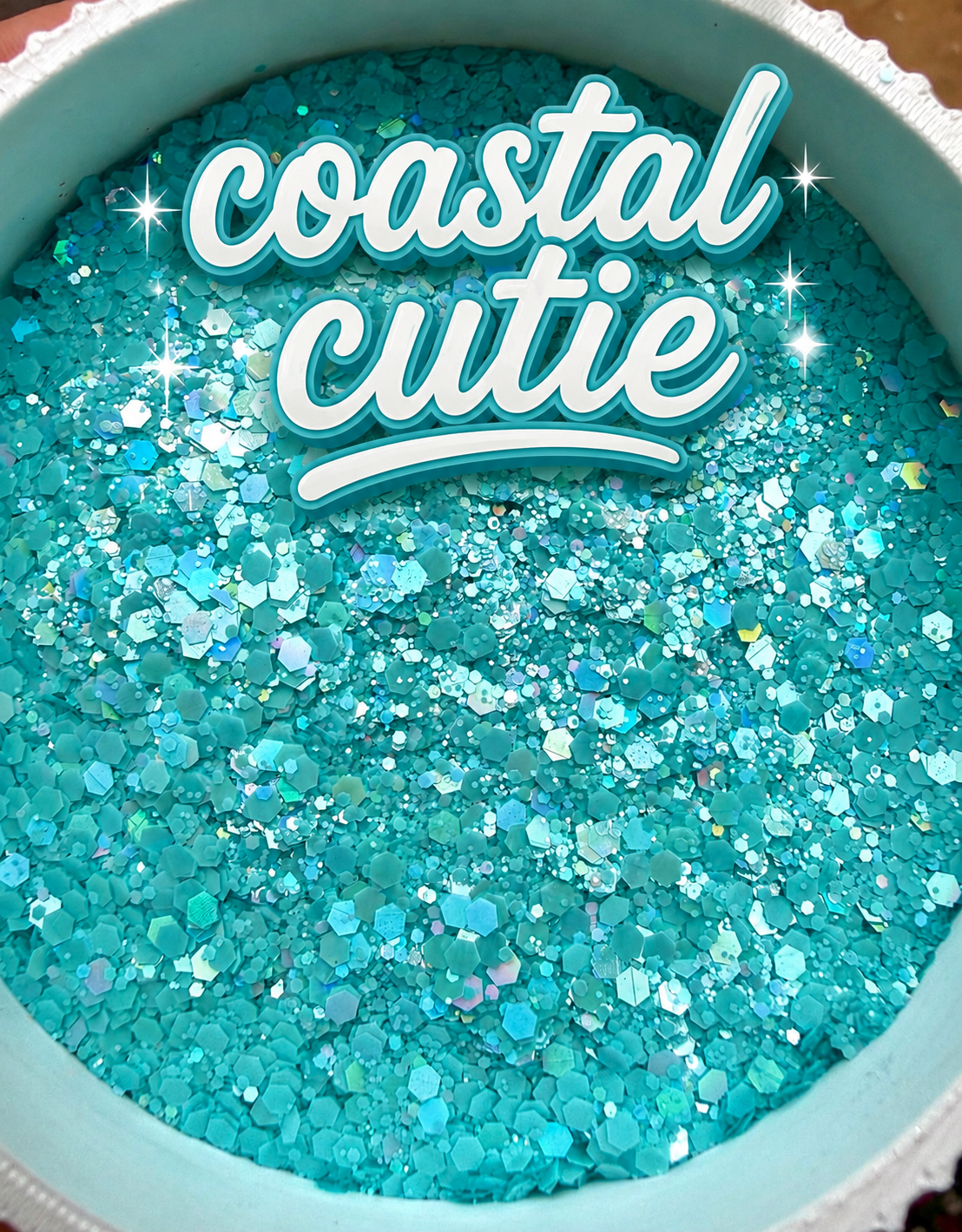 Coastal Cutie  Chunky Holographic Glitter Mix