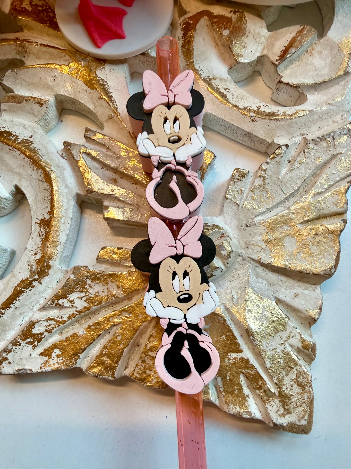 CUTESY MOUSE  Straw Topper – 3D Printed Tumbler Accessory | Standard or Stanley