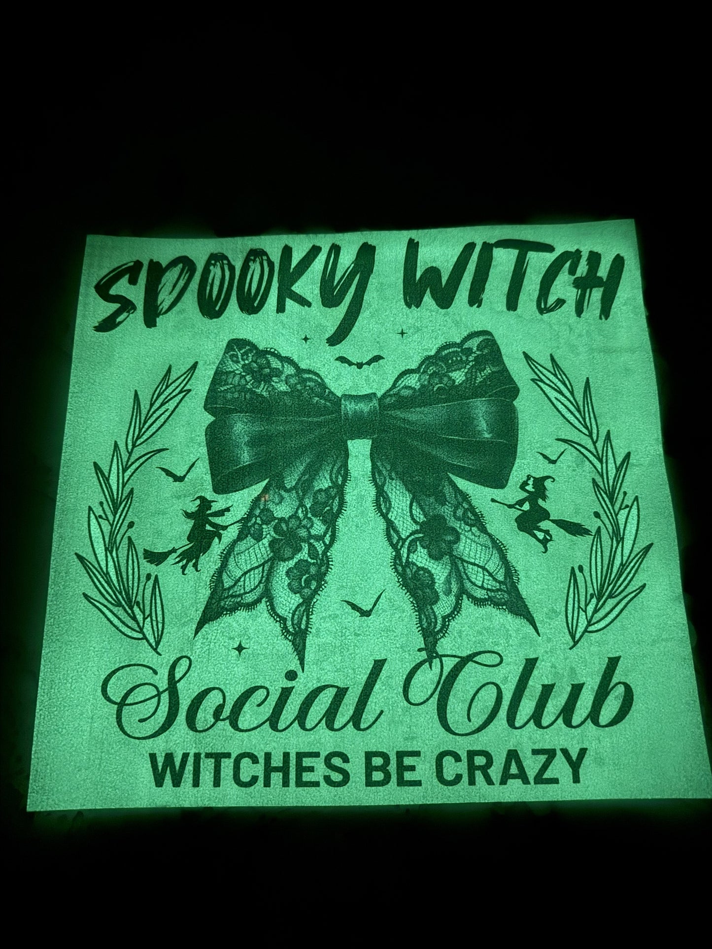 Glow in the Dark SPOOKY WITCH Halloween Shirt | SPOOKY Graphic Tee